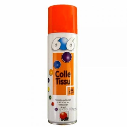 Colle Odif Thermocollante en Spray pour Tissu 250 ml - Tissus des Ursules