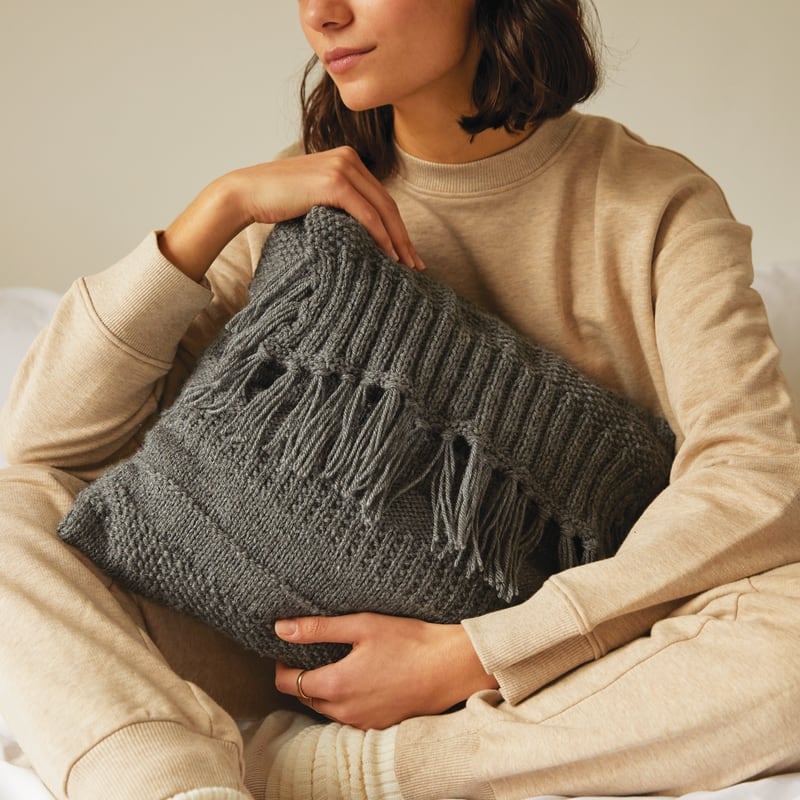 Ma couverture cosy - Kit tricot
