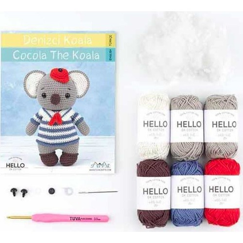 Kit Crochet- La Poupée Koala Mrs Igorinette - Brin de Coton